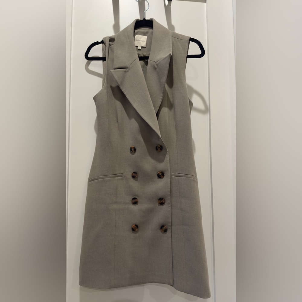 Favorite Daughter Gray Sleeveless Dress